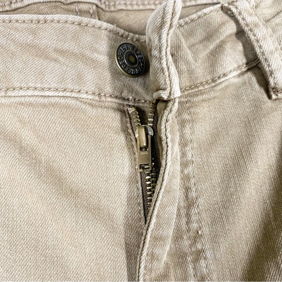 Free People Brown Distressed Frayed Skinny Denim Jeans 30 - Picture 6 of 10